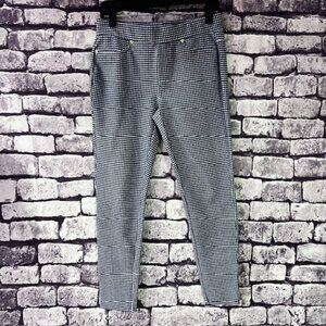MICHAEL Michael Kors Black & white Check Leggings Size M